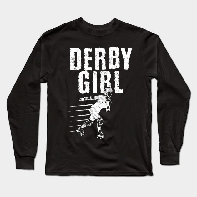 Derby Girl Long Sleeve T-Shirt by JakeRhodes